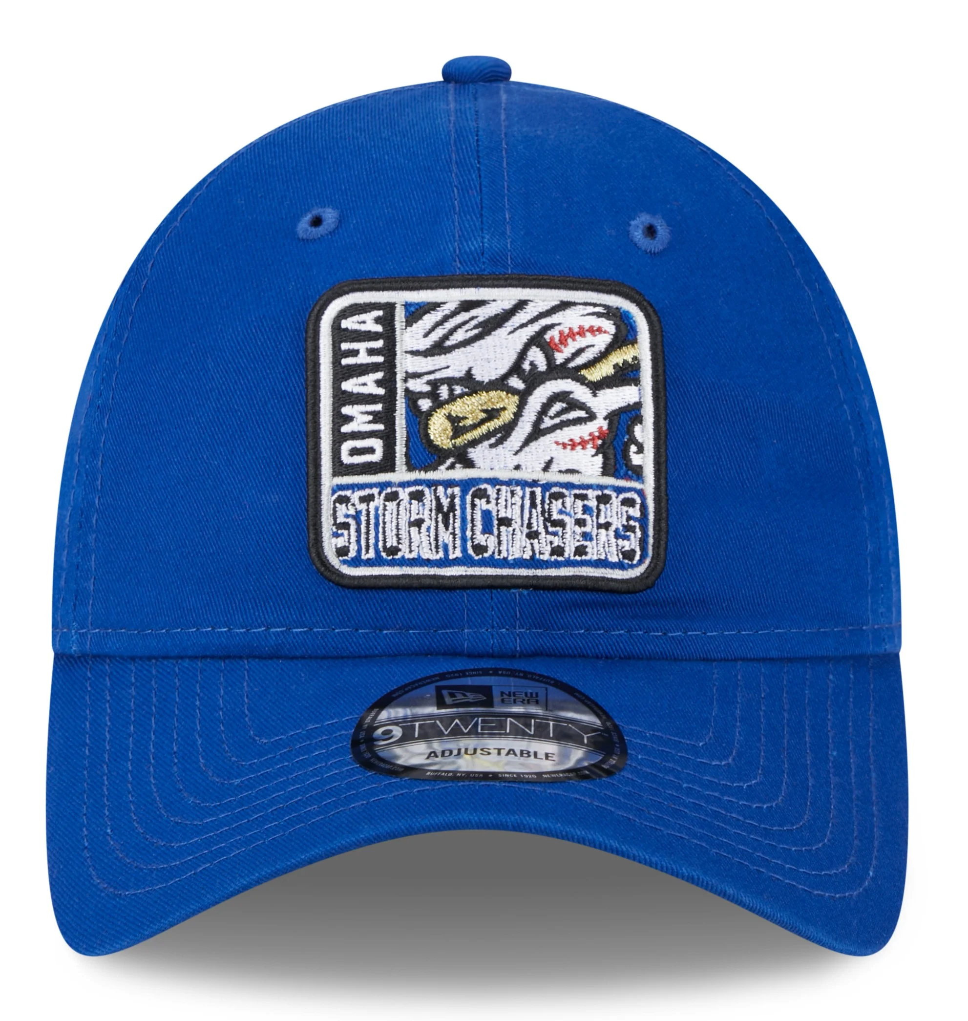 Omaha Storm Chasers New Era 9Twenty Royal Logo Mix Cap - Image 3