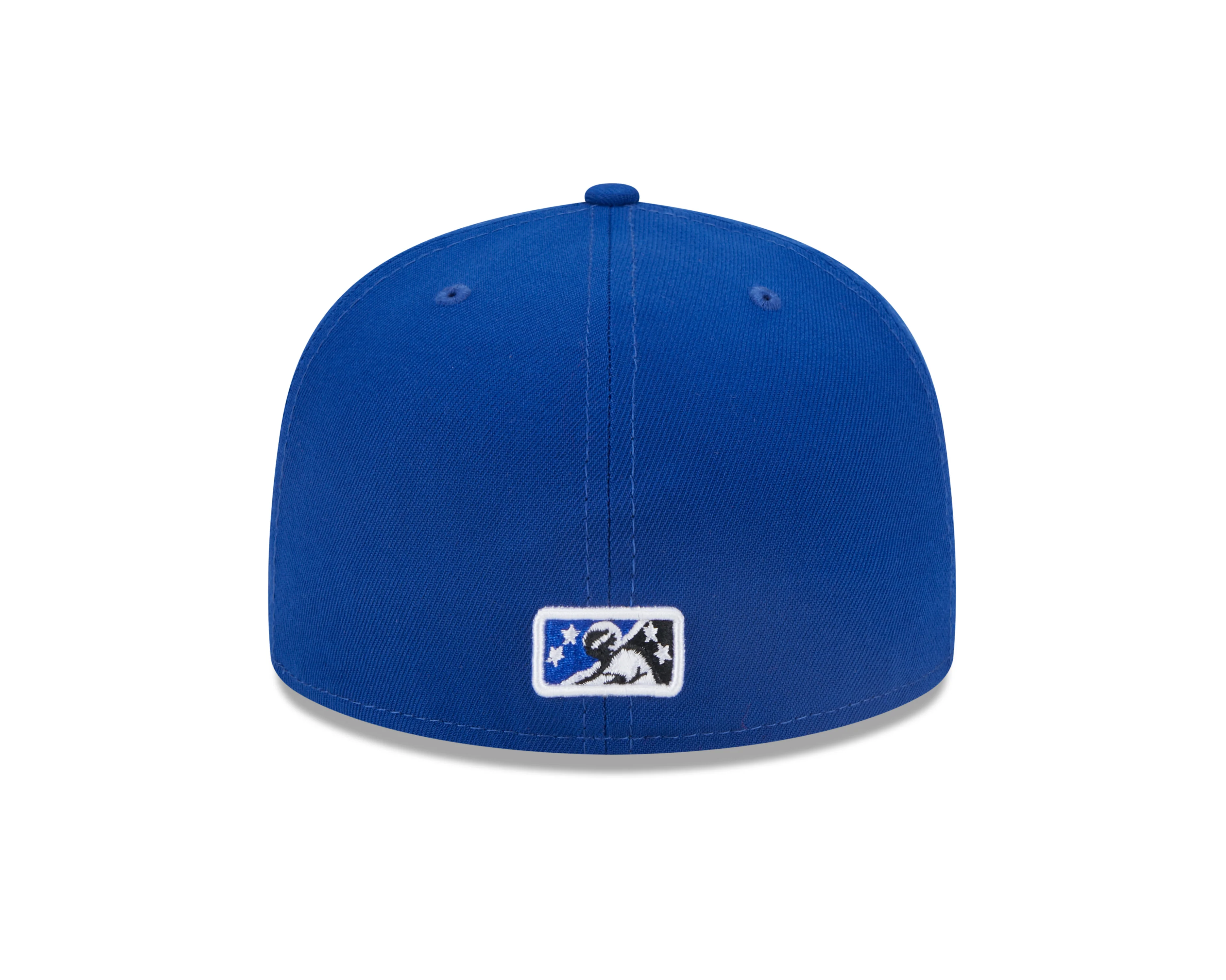 Omaha Storm Chasers New Era 59Fifty Home Royal Vortex Cap - Image 5